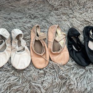 3 Pair -  BLOCH Ballet Shoes